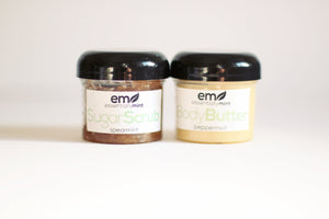 Spa Gift Set with Body Butter and Sugar Scrub