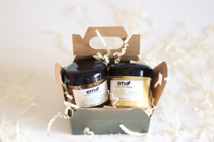 Spa Gift Set with Body Butter and Sugar Scrub